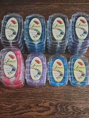 24 New Packs Of Lamour Nail Color Tips Assorted Colors
